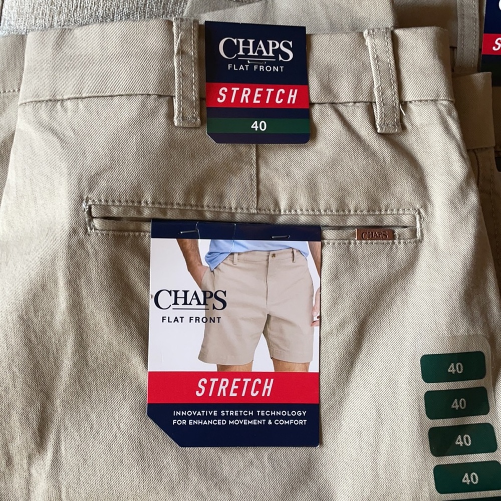 Mens flat front shorts